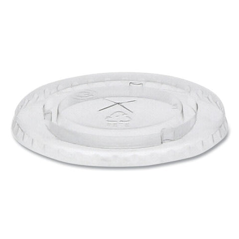 Cold Cup Lids, Fits 12 Oz/14 Oz/16 Oz/20 Oz Cold Cups, Plastic, Clear, 1,680/carton