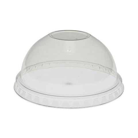 Earthchoice Strawless Rpet Lid, Dome Lid, Fits 9 Oz To 20 Oz "a" Cups, Plastic, Clear, 900/carton