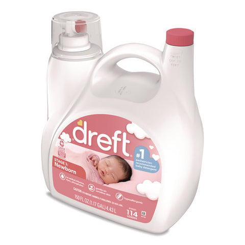 Ultra Laundry Detergent, Stage 1: Newborn, 150 Oz Plastic Bottle With Dispensing Top