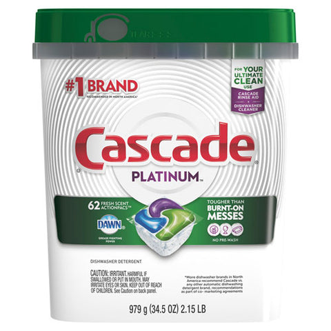 Actionpacs, Fresh Scent, 34.5 Oz Tub, 62 Pacs/tub