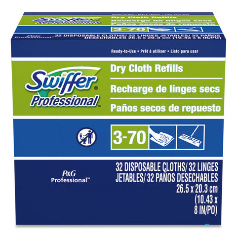 Dry Refill Cloths, 10.63 X 8, White, 32/box, 6 Boxes/carton