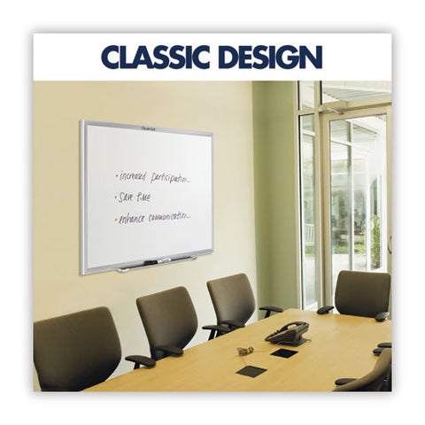 Classic Series Total Erase Dry Erase Boards, 96 X 48, White Surface, Silver Anodized Aluminum Frame