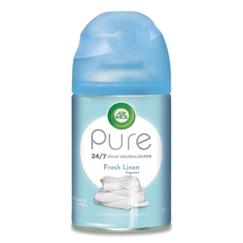 Freshmatic Ultra Spray Refill, Fresh Linen, 5.89 Oz Aerosol Spray, 6/carton