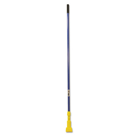 Gripper Fiberglass Mop Handle, 1" Dia X 60", Blue/yellow