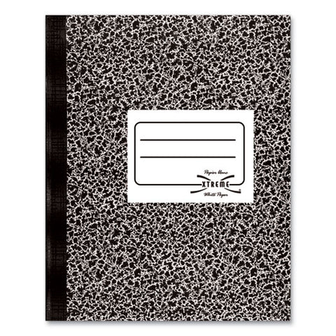 Composition Book, Medium/college Rule, Black Marble Cover, (80) 11 X 8.38 Sheets