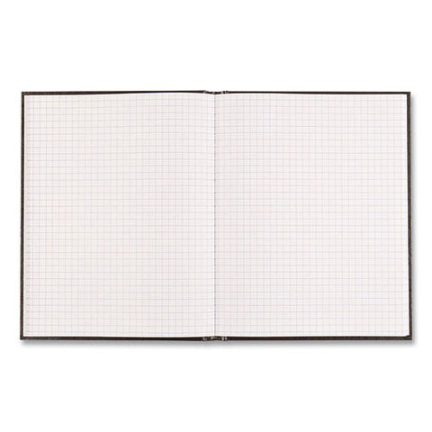 Professional Quad Notebook, Quadrille Rule (4 Sq/in), Black Cover, (96) 9.25 X 7.25 Sheets