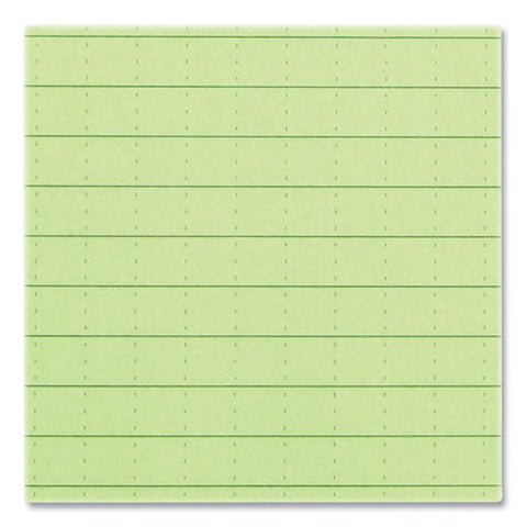 All-weather Wire-o Notepad, Universal: Narrow Rule And Quadrille Rule, Dark Green Cover, 50 White 3 X 5 Sheets