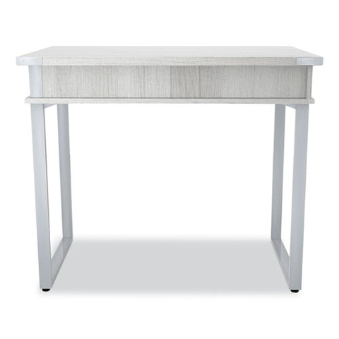Mirella Soho Desk With Drawer, 36.25" X 22.25" X 30", Gray