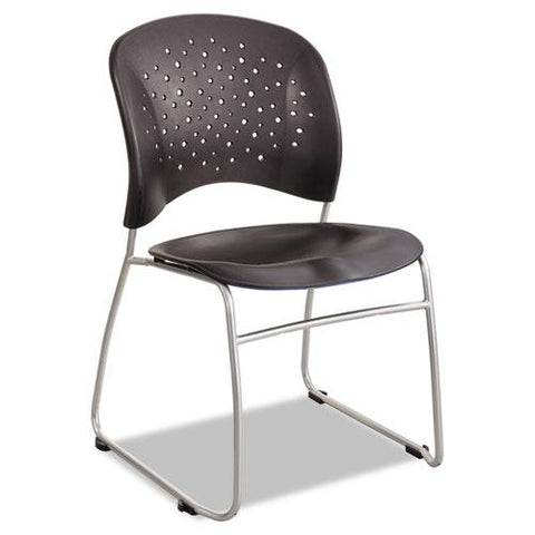 Chair,stacking,2ct,bk