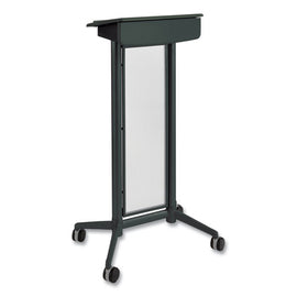 Impromptu Lectern, 26.5 X 18.75 X 46.5, Black