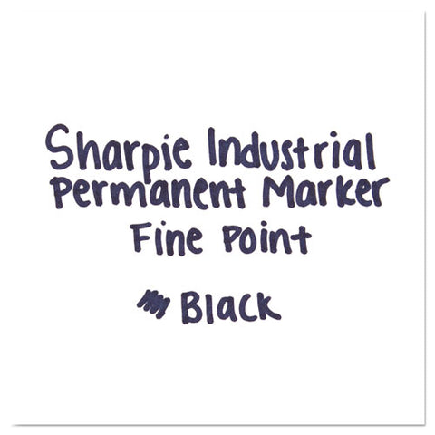 Industrial Permanent Marker Value-pack, Fine Bullet Tip, Black