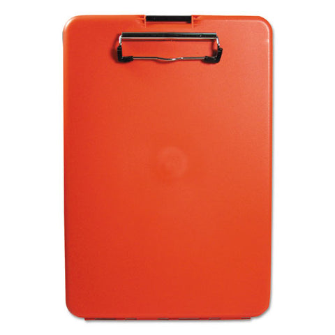 Slimmate Storage Clipboard, 0.5" Clip Capacity, Holds 8.5 X 11 Sheets, Red
