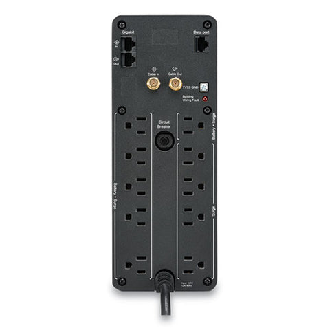 Bn1350m2 Back-ups Pro Bn Series Battery Backup System, 10 Outlets, 1,350 Va, 1,080 J