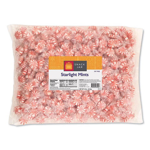 Starlight Mints, Individually Wrapped, 5 Lb Bag, Approximately 425 Pieces/bag