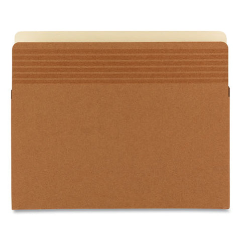 Easy Grip Pockets, 5.25" Expansion, Letter Size, Redrope, 10/box