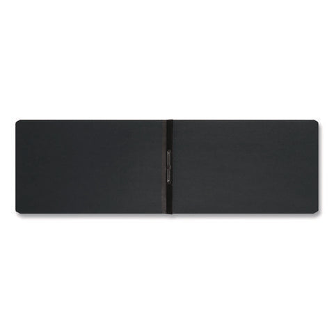 Prong Fastener Premium Pressboard Report Cover, Two-piece Prong Fastener, 3" Capacity, 8.5 X 14, Black/black