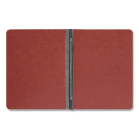 Prong Fastener Pressboard Report Cover, Two-piece Prong Fastener, 3" Capacity, 8.5 X 11, Red/red
