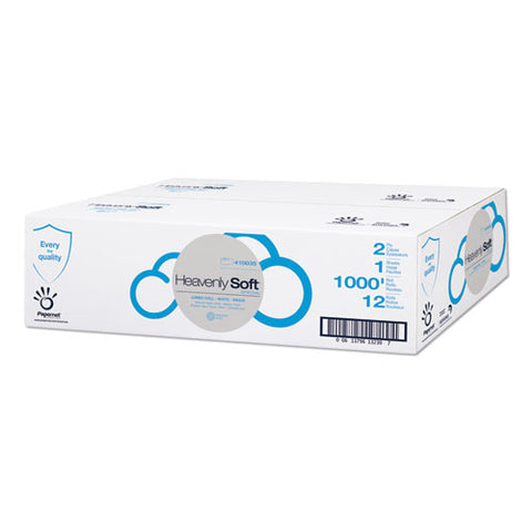 Heavenly Soft Toilet Tissue, Septic Safe, 2-ply, 3.5" X 1,000 Ft, White, 12 Rolls/carton