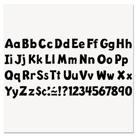 Ready Letters Playful Combo Set, 4" Tall, Black Characters, 216/set
