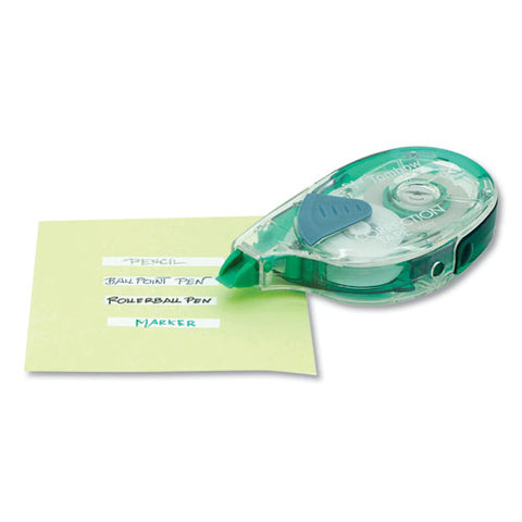 Mono Refillable Correction Tape, Refillable, 0.17" X 39.33 Ft, White Tape, Clear Dispenser