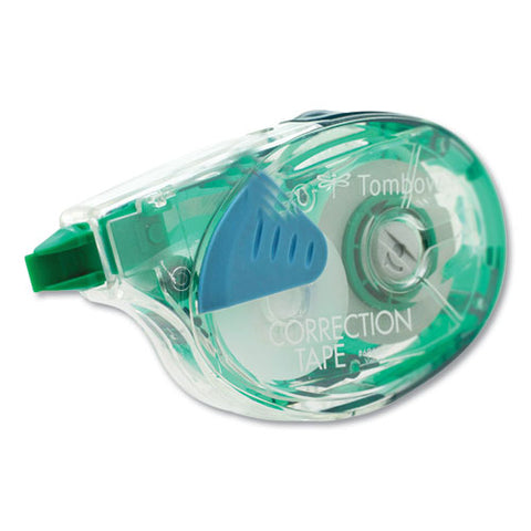 Mono Refillable Correction Tape, Refillable, 0.17" X 39.33 Ft, White Tape, Clear Dispenser