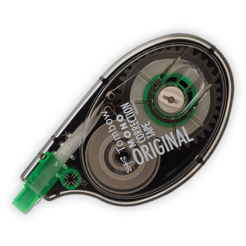 Mono Original Correction Tape Value Pack, Non-refillable, 0.17" X 32.83 Ft, Translucent Smoke/green Dispenser, 10/pack