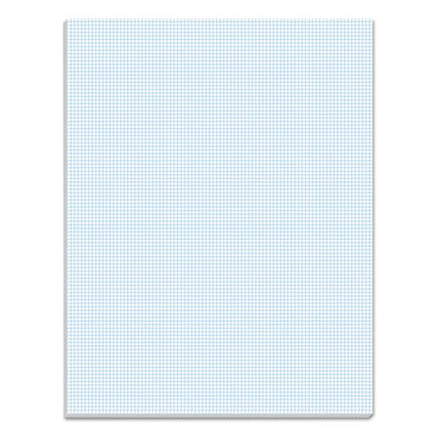 Quadrille Pads, Quadrille Rule (10 Sq/in), 50 White 8.5 X 11 Sheets