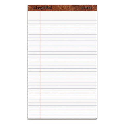 "the Legal Pad" Ruled Perforated Pads, Wide/legal Rule, 50 White 8.5 X 14 Sheets, Dozen