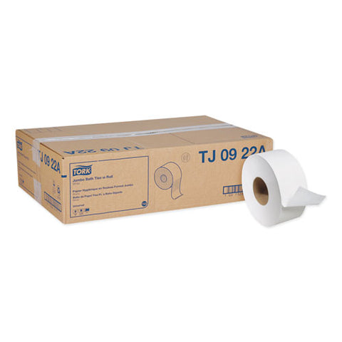 Universal Jumbo Bath Tissue, Septic Safe, 2-ply, 3.48" X 1,000 Ft, White, 12 Rolls/carton