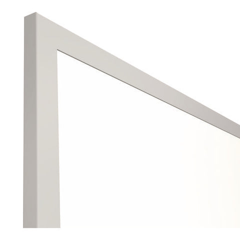 Melamine Dry Erase Board, 96" X 48", White Surface, Gray/natural Aluminum Frame