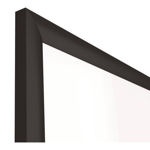 Magnetic Porcelain Dry Erase Board, 48" X 36", White Surface, Black Aluminum Frame