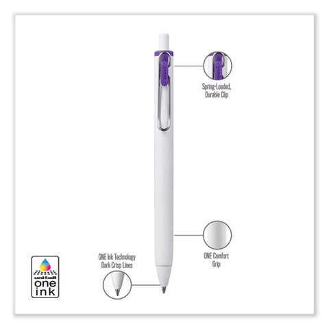 Unione Gel Pen, Retractable, Medium 0.7 Mm, Assorted Inspirational Ink And Barrel Colors, 8/pack