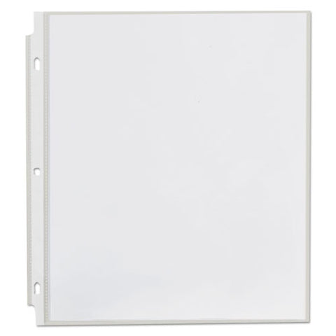 Standard Sheet Protectors, Medium-duty, Side: 3-hole Punched, Top Load 8.5 X 11 Insert, Clear Front, 200/box