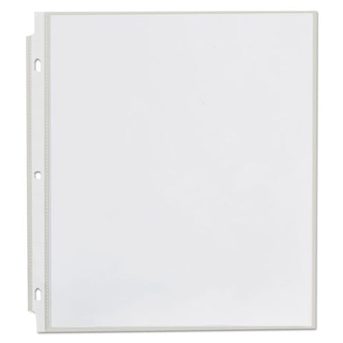 Standard Sheet Protectors, Medium-duty, Side: 3-hole Punched, Top Load 8.5 X 11 Insert, Clear Front, 100/box