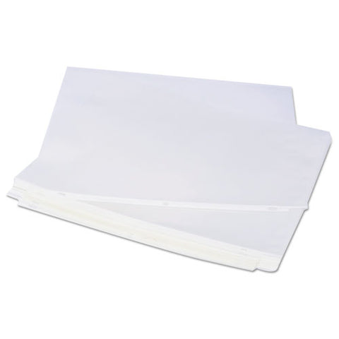 Standard Sheet Protectors, Light-duty, Side: 3-hole Punched, Top Load 8.5 X 11 Insert, Clear Front, 100/box