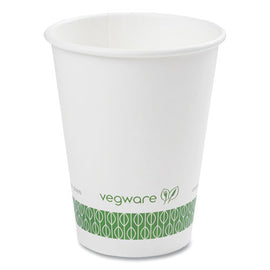 89-series Hot Cup, Compostable, 12 Oz, White/green, 1,000/carton
