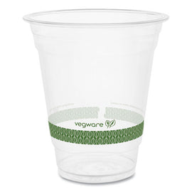 96-series Cold Cup, 12 Oz, Plastic, Clear/green, 1,000/carton
