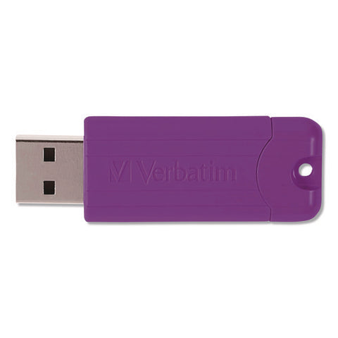 Pinstripe Usb 3.0 Flash Drive, 16 Gb, Assorted Colors, 5/pack