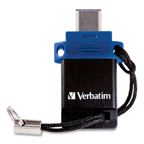 Store N' Go Dual Usb 3.0 Flash Drive For Usb-c Devices, 64 Gb, Blue