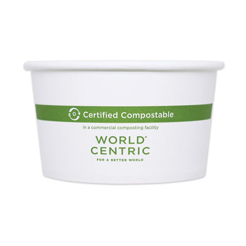 Paper Bowls, 12 Oz, 4.5" Diameter X 2.5"h, White, 500/carton