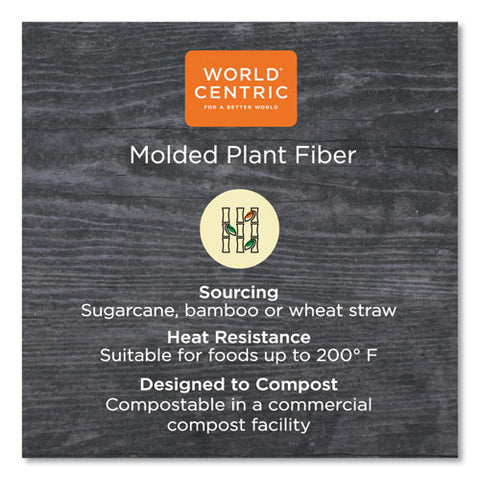 Fiber Containers, 32 Oz, 8.7 X 6.5 X 2.1, Natural, Paper, 400/carton