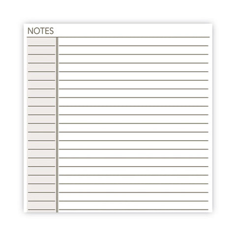 Lined Notes Pages For Planners/organizers, 8.5 X 5.5, White Sheets, Undated