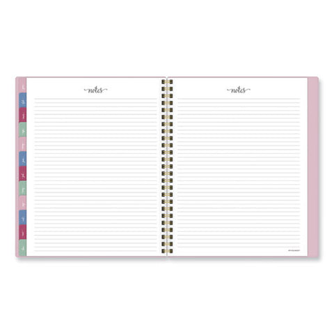 Harmony Weekly/monthly Poly Planner, 8.81 X 7.88, Pink Cover, 13-month (jan To Jan): 2024 To 2025