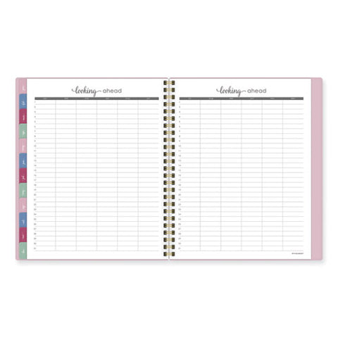 Harmony Weekly/monthly Poly Planner, 8.81 X 7.88, Pink Cover, 13-month (jan To Jan): 2024 To 2025