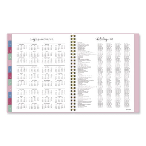 Harmony Weekly/monthly Poly Planner, 8.81 X 7.88, Pink Cover, 13-month (jan To Jan): 2024 To 2025