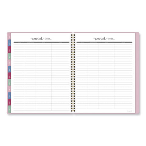 Harmony Weekly/monthly Poly Planner, 11 X 9.38, Pink Cover, 13-month (jan To Jan): 2024 To 2025