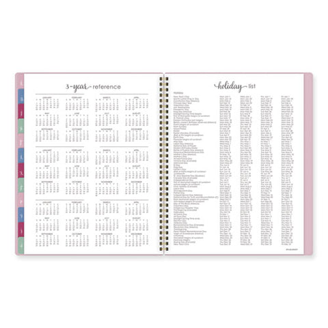 Harmony Weekly/monthly Poly Planner, 11 X 9.38, Pink Cover, 13-month (jan To Jan): 2024 To 2025