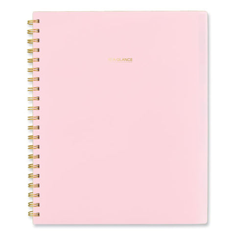 Harmony Weekly/monthly Poly Planner, 11 X 9.38, Pink Cover, 13-month (jan To Jan): 2024 To 2025