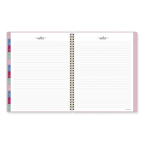 Harmony Weekly/monthly Poly Planner, 11 X 9.38, Pink Cover, 13-month (jan To Jan): 2024 To 2025