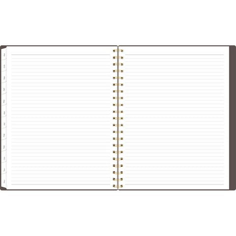 Workstyle Monthly Poly Planner, Geometric Artwork, 11 X 8.5, Java Brown/gold Cover, 12-month (jan To Dec): 2025